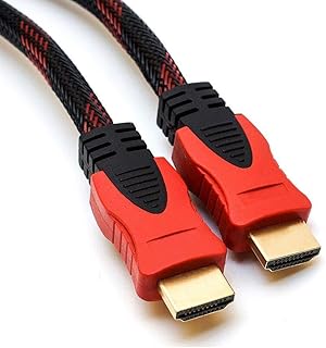 كابل HDMI ذكر الى HDMI ذكر بطول 5 متر - 15 قدم للابتوب والكمبيوتر وشاشات LCD وLED، لكومبيوتر - بي سي
