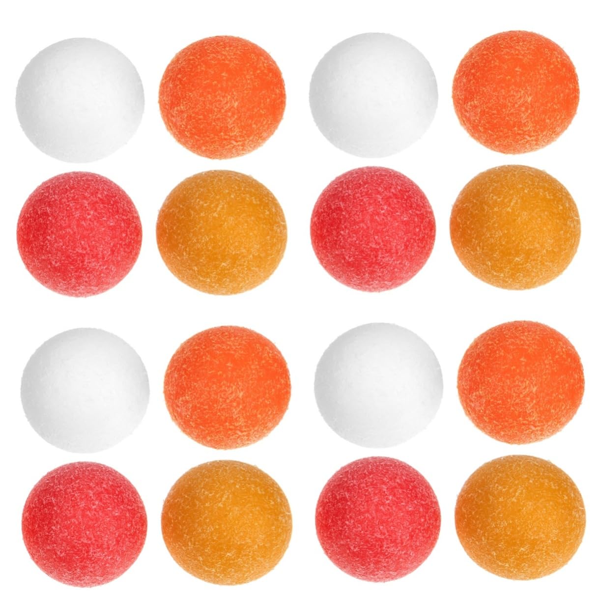 ibasenice Bolas De Futbolín De Repuesto para Accesorios De Futbolín Colores para Adultos Y Compatible con Máquinas De Futbol 4 Piezas X 4