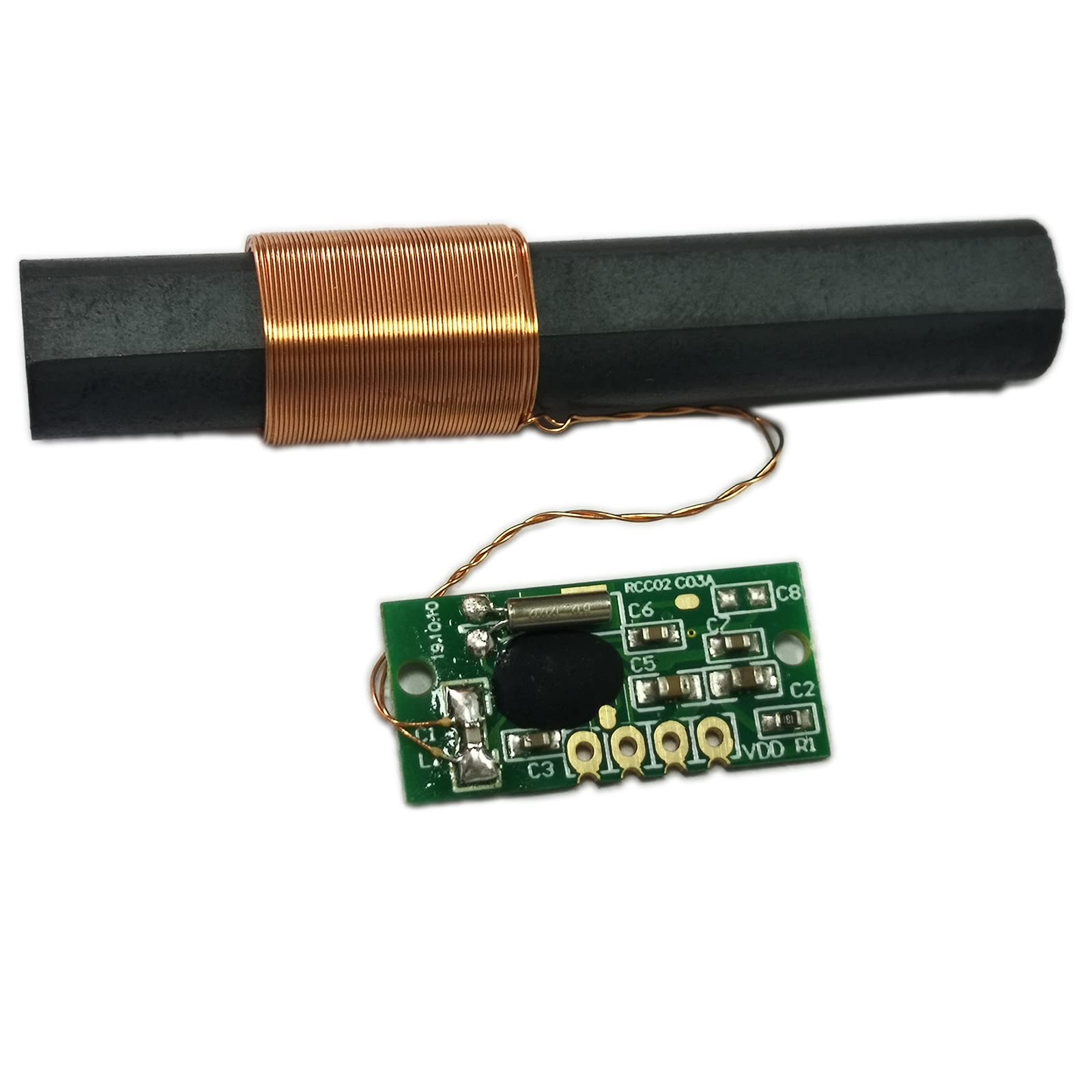 10 Stück DCF77-Empfängermodul Mit Antenne, Empfänger-Modul Radio-Zeitmodul Radiouhr Radio-Modul Antenne Zugangsmodule Empfindlichkeit 40/60K: 30/28±2dB DCF-1060N-03A