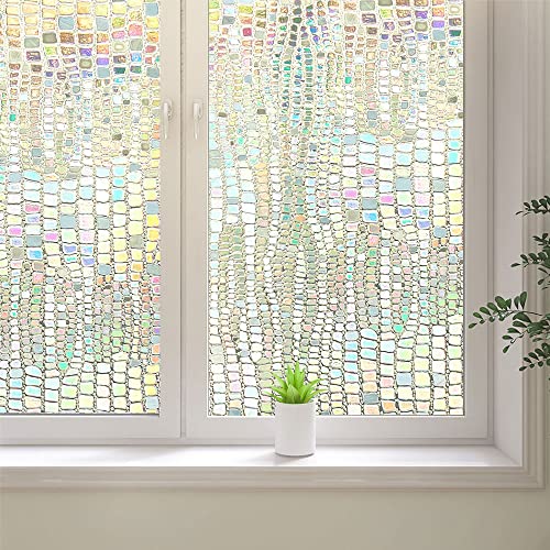 Vinilo decorativo de ventana 3D Rainbow película frost miniatura 1