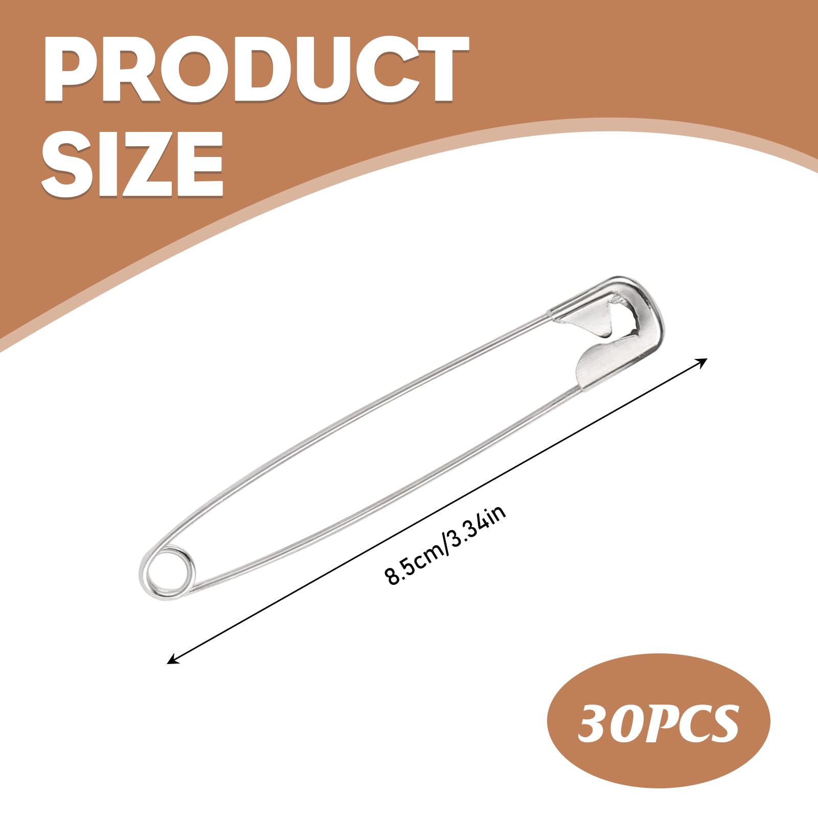 Grosse Epingle A Nourrice Lot De 30 Grandes épingles à Nourrice De 7 Cm En Acier Robuste Pour Couvertures, Travaux Manuels, Jupes, Kilts, Fabrication De Broches épingles à Nourrice Grande Taille