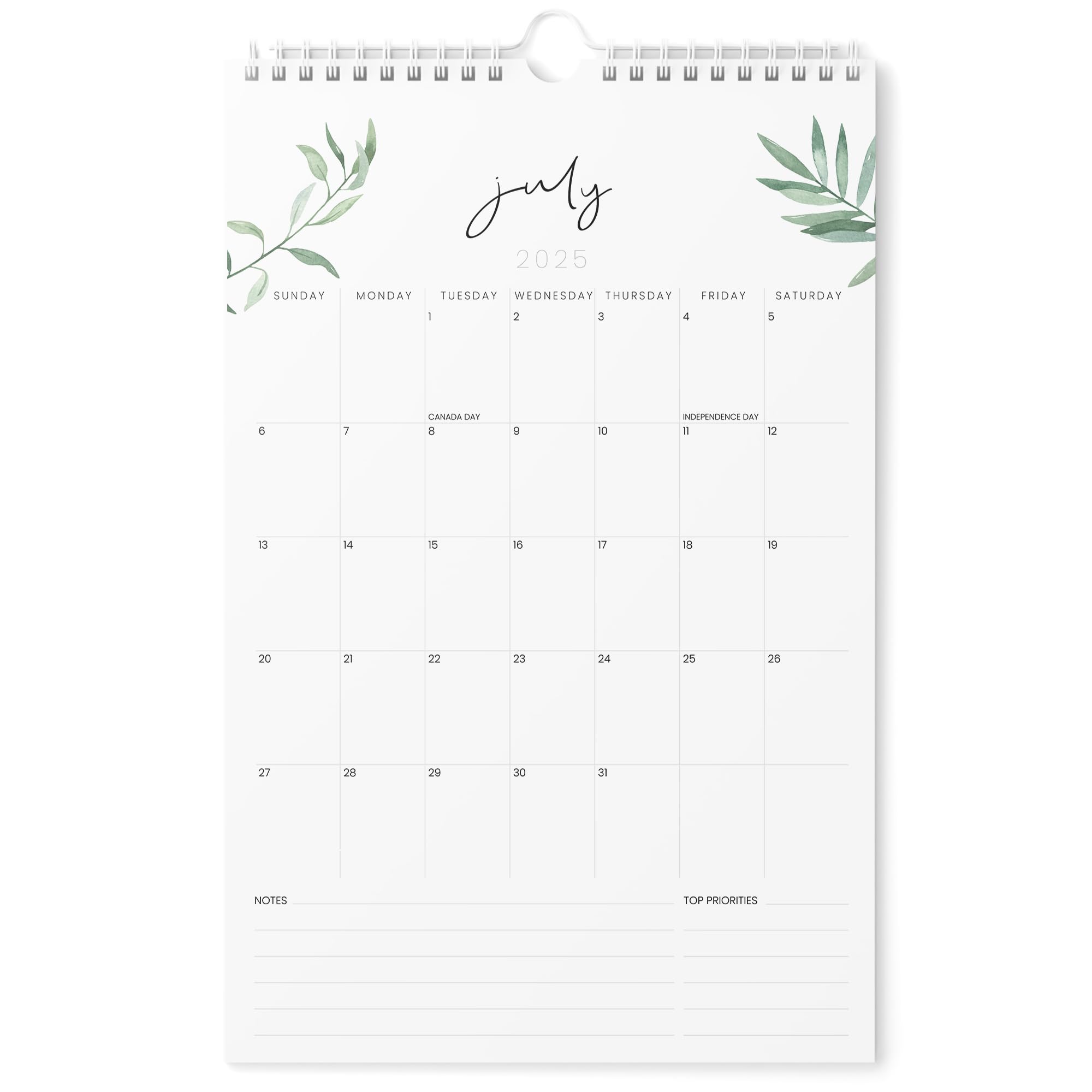 Karto Wall Calendar 2025-2026 - Vertical 11x17 inch July 2025 to December 2026 - Boost Your Productivity and Easy Planning with the Aesthetic Monthly