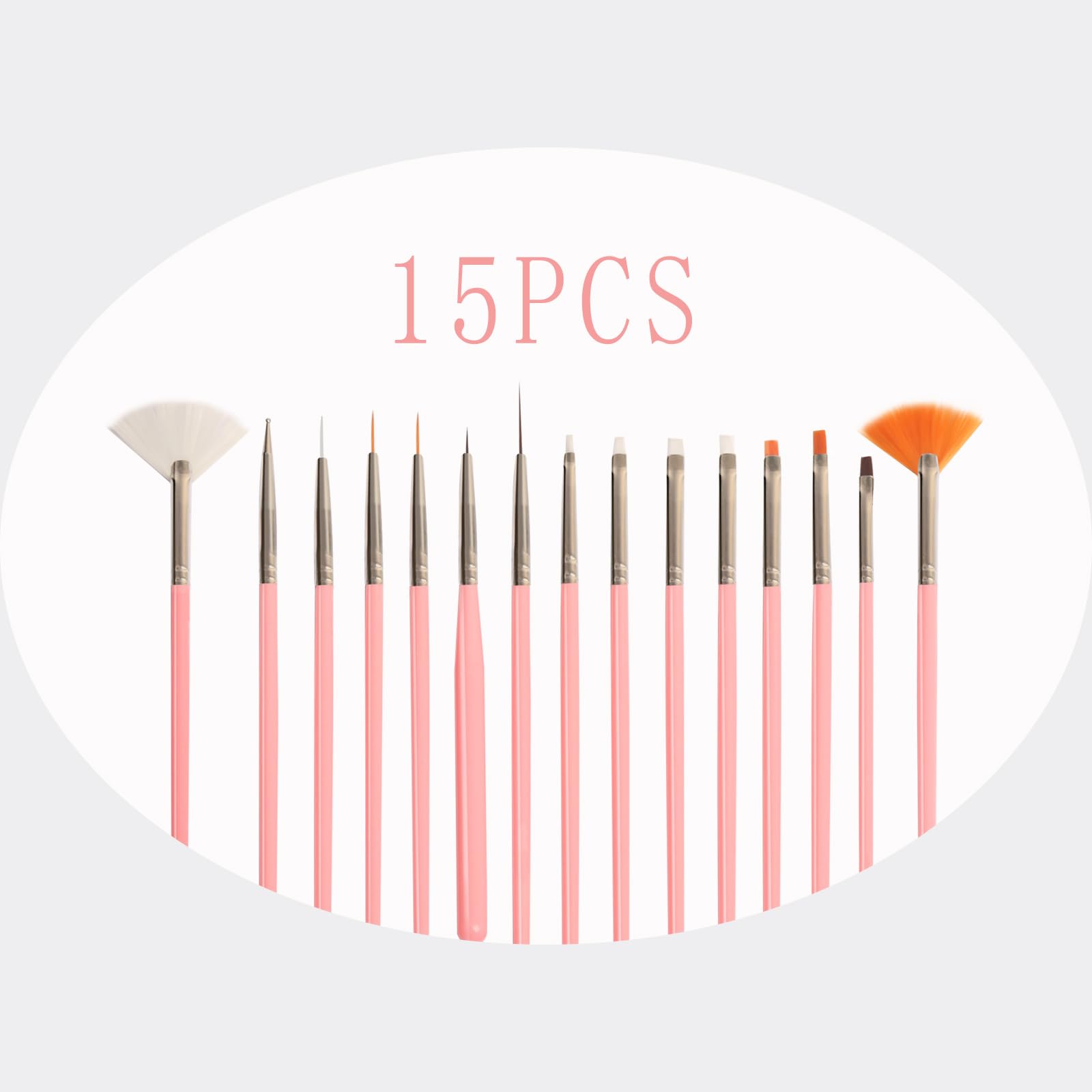 31 pezzi Pennelli per Unghie, Pennello Nail Art Gel Acrilico, Unghie Dotting Pen, Pennello per Nail Art Design Pittura, Detailing Pennello Unghie, Adatto per Nail Art Design Manicure Kit