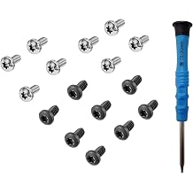 for Studio 3 Headband Screws Replacement for Studio 3 Headband Replacement, Studio 1.0, Studio 2.0 Studio 3.0 Wireless Headband Screws 16pcs 8pcs Black+8pcs Silver
