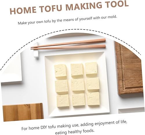 Miniatura 9 de Happyyami Y Herramienta para hacer cuajadas, molde para hacer tofu, molde de prensa de tofu de madera, sello de tofu para el hogar, fácil de usar,