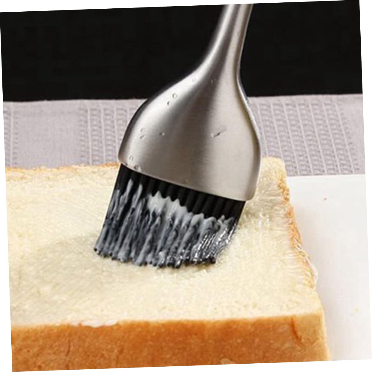 Holibanna Heat Resistant Bbq Basting Brush Refills Pack of Silicone Pastry Brush Heads for Basting for Grilling Easy to Clean