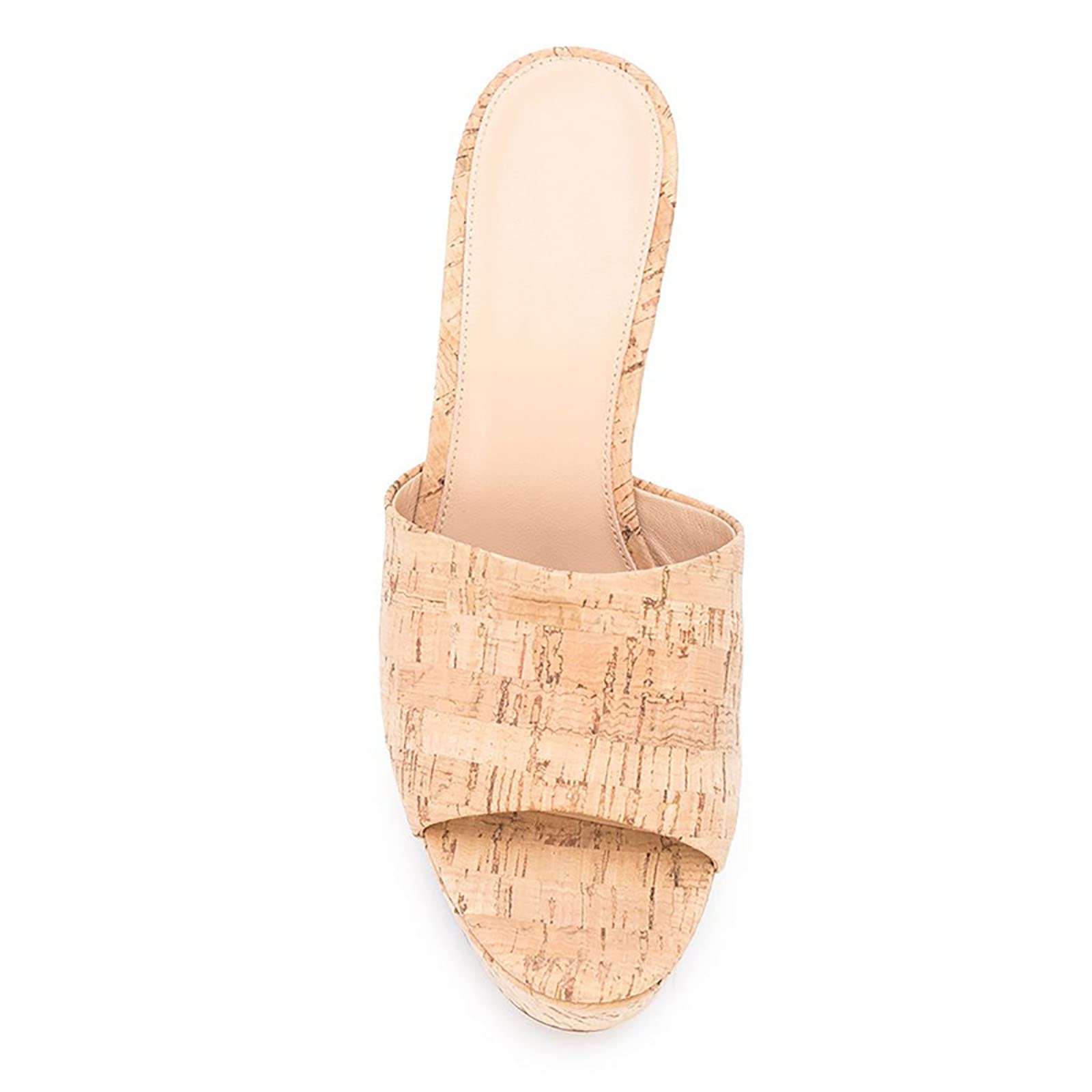 Damskie koturny Sandały Obcasy Wsuwane Platforma Espadryle Wysoki obcas Otwarte Palce Letnia Sukienka Pantofle Buty