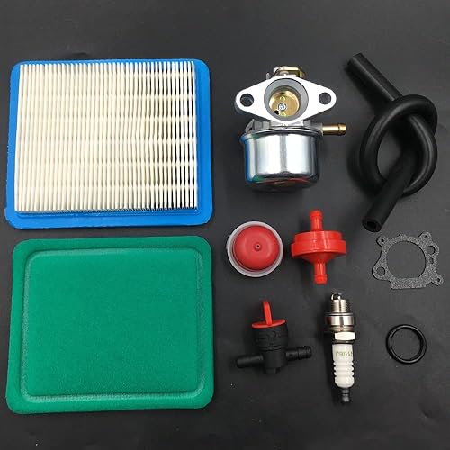 Miniatura 3 de Filtro de aire de carburador compatible con Excell DeVilbiss VR2500 EXVRB2321 EXWGC2121 2121 2321 2100 2300 PSI Lavadora a presión con motor B&S de