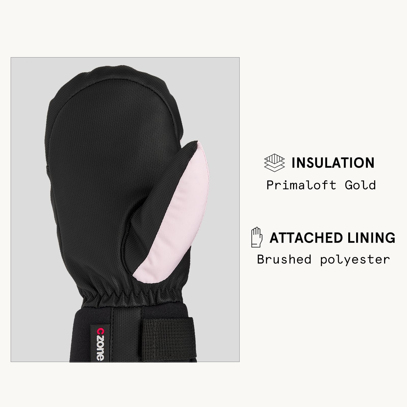 Hestra Ferox Primaloft Mitaines imperméables isolantes pour enfants de 4 à 13 ans pour le ski, le snowboard et les jeux dans la neige