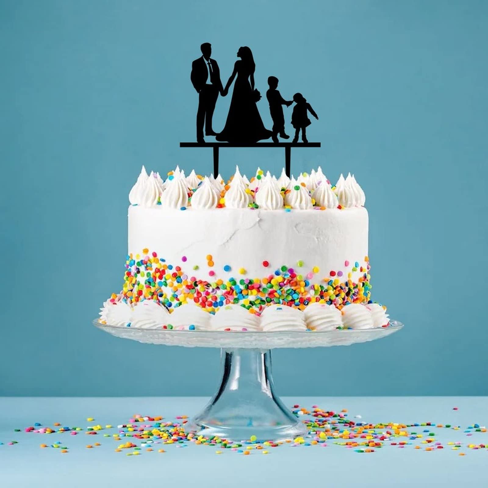 Decorazione Torta Matrimonio - Sposi Che Ballano, In Resina, Base Stabile, Marca Dekora - Foto 7