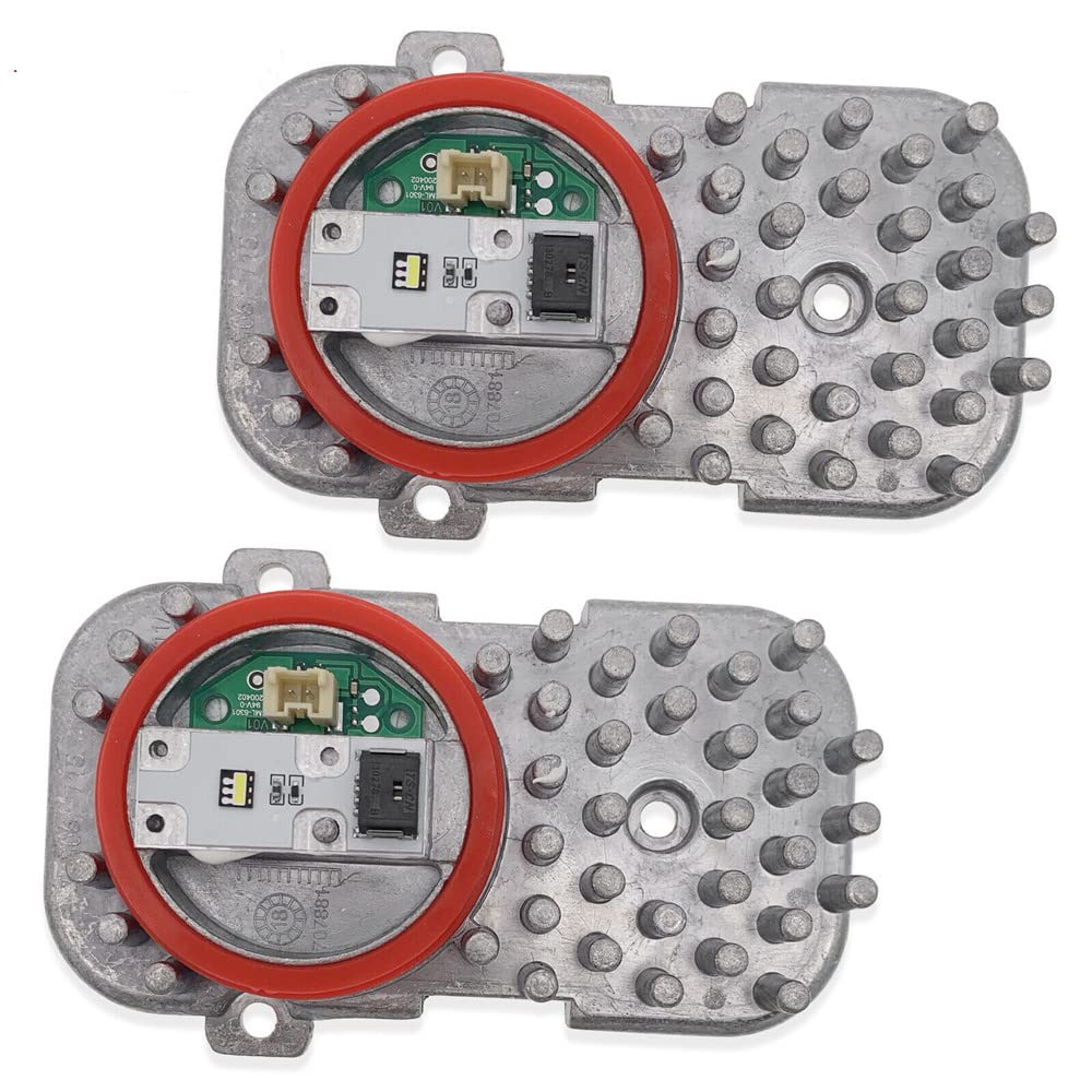 HGOLHZCC 63117263051 2Pcs Headlight LED Light Insert Diode Module Fits For BM*W 428i 435i E92 X3 X5 X6 F32 F33 2014-2016