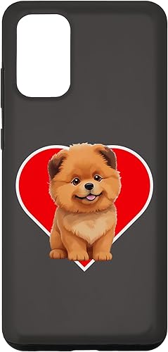 Galaxy S20+ Cute Happy Chow Puppy Dog Cartoon Dog to Fall in Love Case