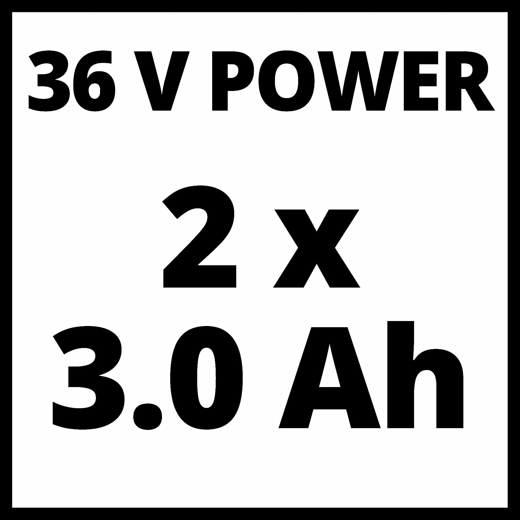 Akumulatorowa kosiarka Einhell RASARRO 36/36 Kit Power X-Change (36 V, szerokość cięcia 36 cm, do 400 m², kosz 45 l, wysokość cięcia 25-75 mm, w tym akumulatory 2 x 3,0 Ah Plus + 2x ładowarka) | PXC | 36 V | szerokość cięcia 36 cm | do 400 m² | kosz 45 l
