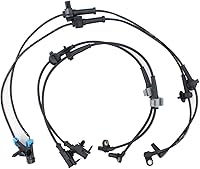 NewYall Set of 4 Front Rear ABS Wheel Speed Sensors Driver Passenger for 2007-2012 Escalade Tahoe Yukon Suburban Avalanche