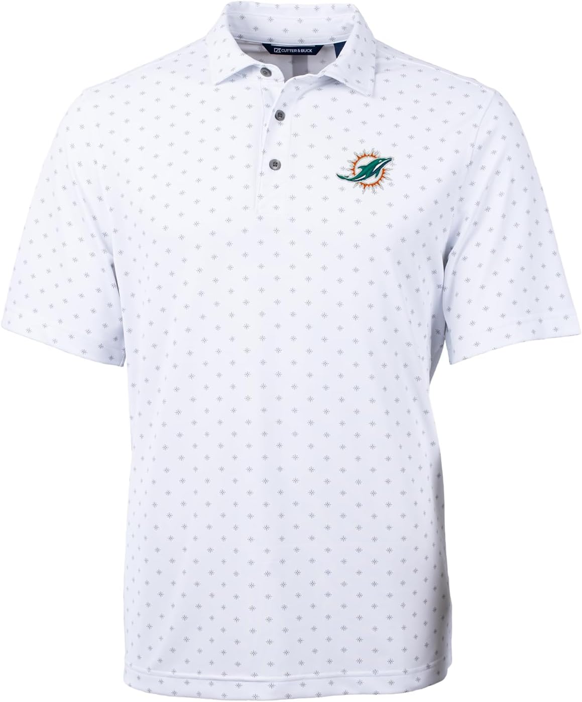 Cutter & Buck Men's NFL Virtue Eco Pique Botanical Print Polo