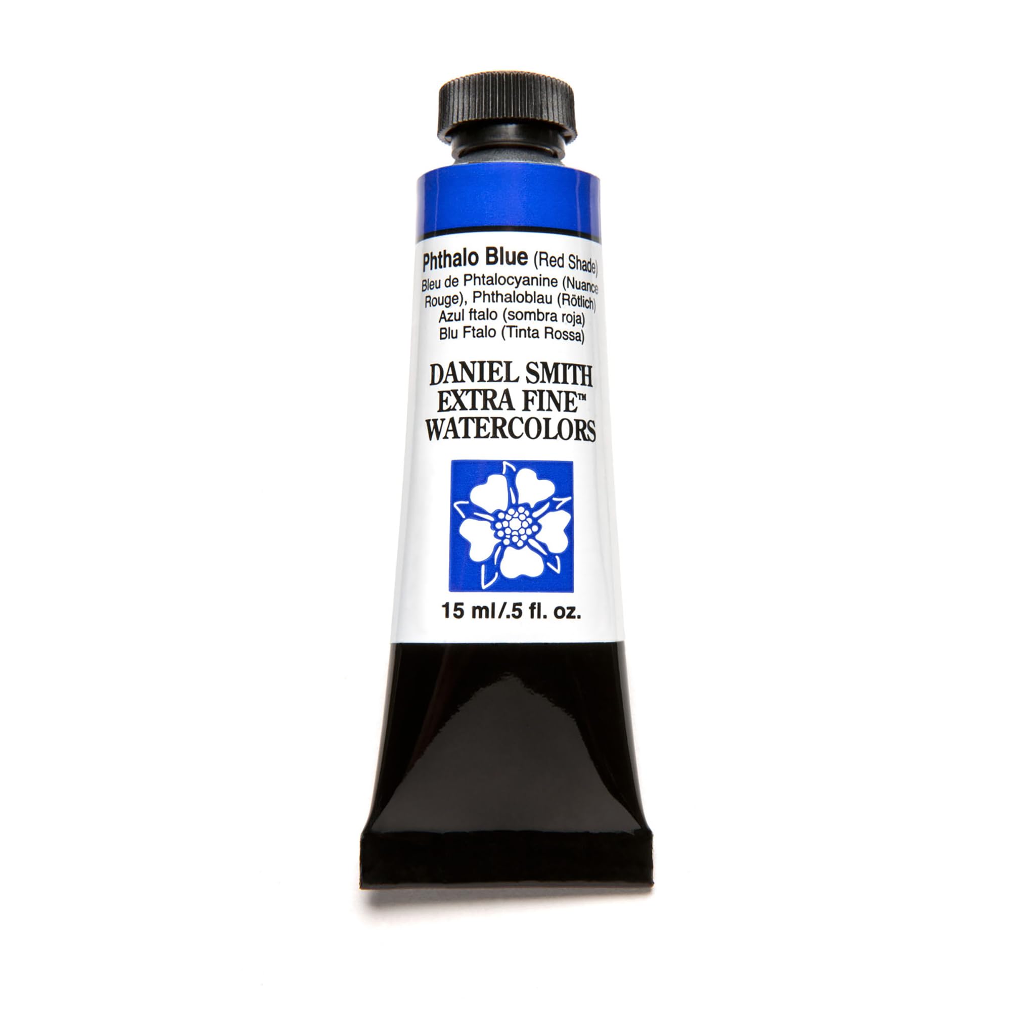 Daniel Smith, Phthalo Blue Red Shade Extra Fine Watercolor 15ml Paint Tube, 5 Fl Oz (284600119)