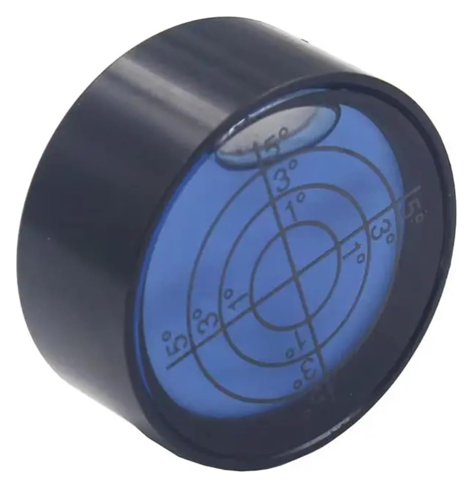 Medición de nivel de superficie, La plataforma superior azul del reborde nivel 40m m de burbuja metal redondo integró 30m