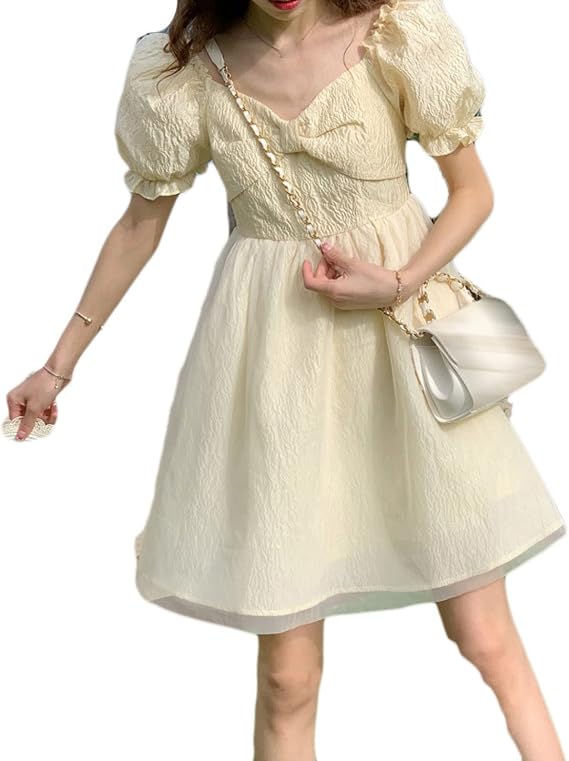 Amazon Co Jp ワンピース ドレス スカート ショートスカート ショート丈 着痩せ 学院風 ボリューム袖 大きいサイズ 森ガール Vネック おしゃれ お嬢様 やさしい 上品 お洒落 Aライン クラシカル 気質 旅行 通勤 服 ファッション小物 Amazon Co Jp ワンピース ドレス スカート ショートスカート ショート丈 着痩せ 学院風 ボリューム袖 大きいサイズ 森ガール Vネック おしゃれ お嬢様 やさしい 上品 お洒落 Aライン クラシカル 気質 旅行 通勤 服 ファッション小物