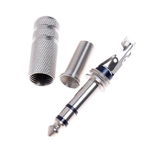 Conector macho 6.35mm estéreo metálico (10 uds) miniatura 2