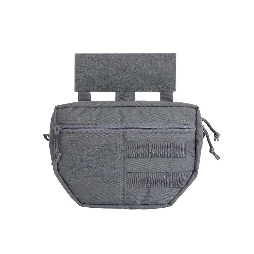 EXCELLENT ELITE SPANKER Tactical Drop Dump Pouch Molle Tool Pouch with Hook & Loop Carrying Kit Bag for Tactical Vest Chest Rig