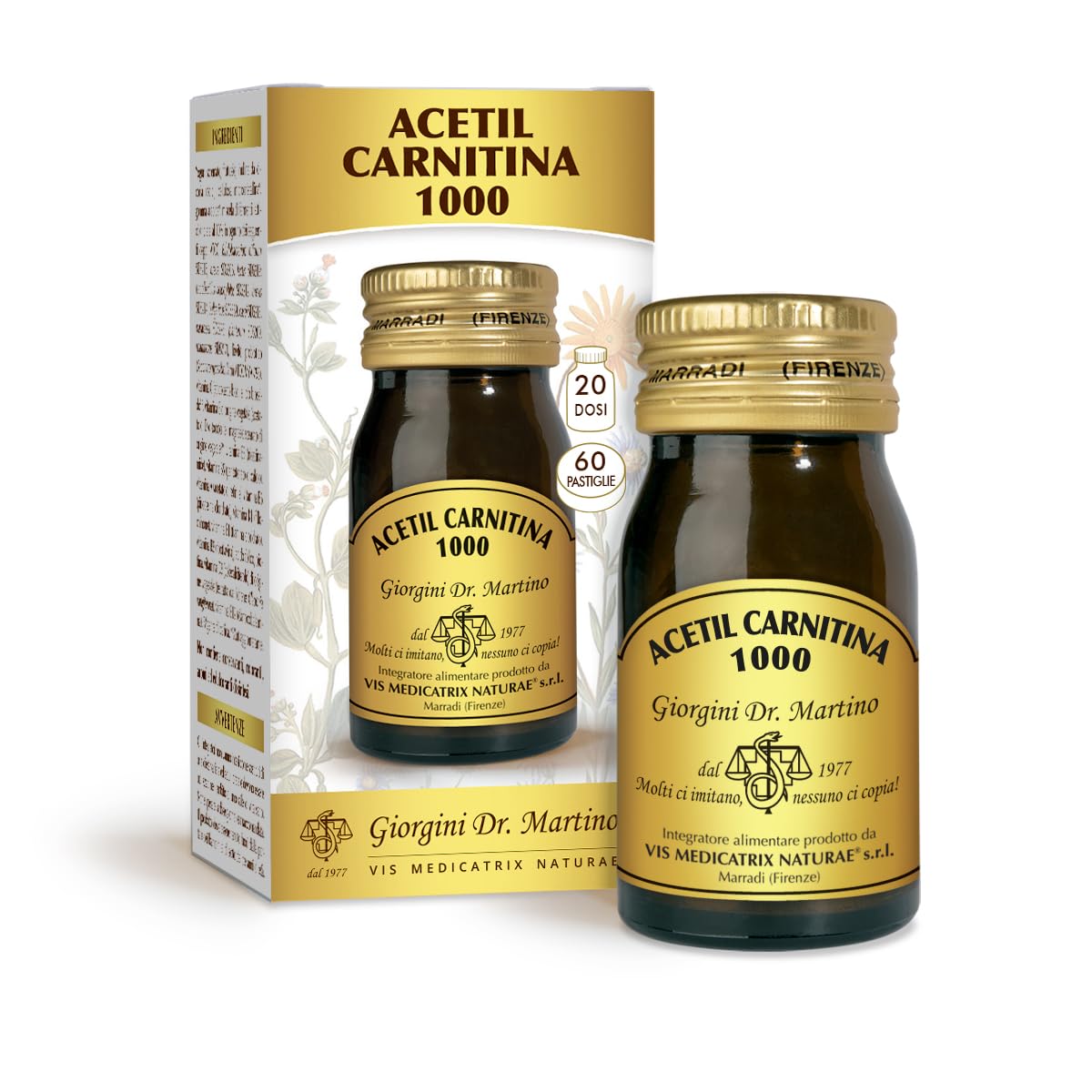 ACETIL CARNITINA 1000 pastiglie - 30 g