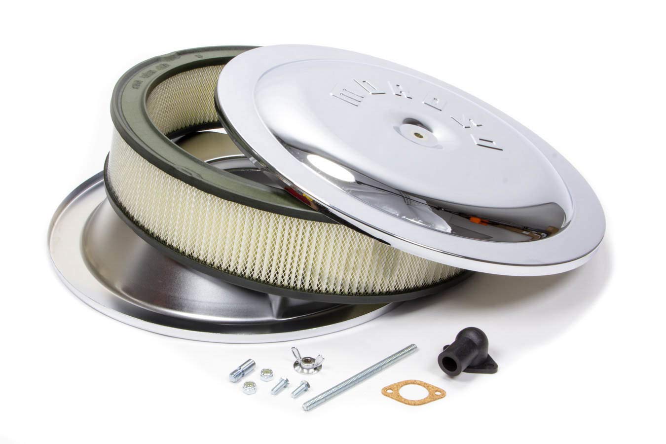 Moroso 65910 Steel Chrome Air Cleaner Kit, 14" x 3"