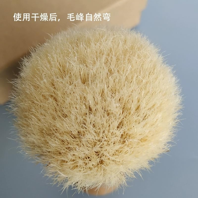 break in Boar Bristle Hair Shaving Brush for Men 26mm Soft and Good Backbone Hair Knot with wooden Handle