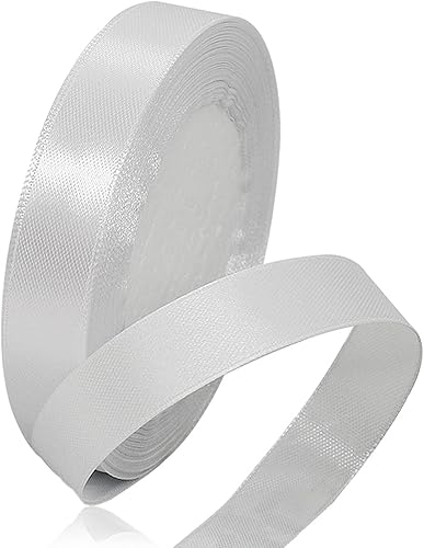 Miniatura 58 de Cinta de satén dorada de 3/4 pulgadas x 25 yardas, cinta de tela de color sólido para envolver regalos, manualidades, fabricación de lazos