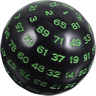 Hohopeti 100 Dados De Jogo De Mesa Dados De Canto Dados Esféricos Poliédricos Dados De Jogo D100 Dados Suprimentos De Entretenimento 100 Dados De Lados Adereços Número De Dados De Jogo