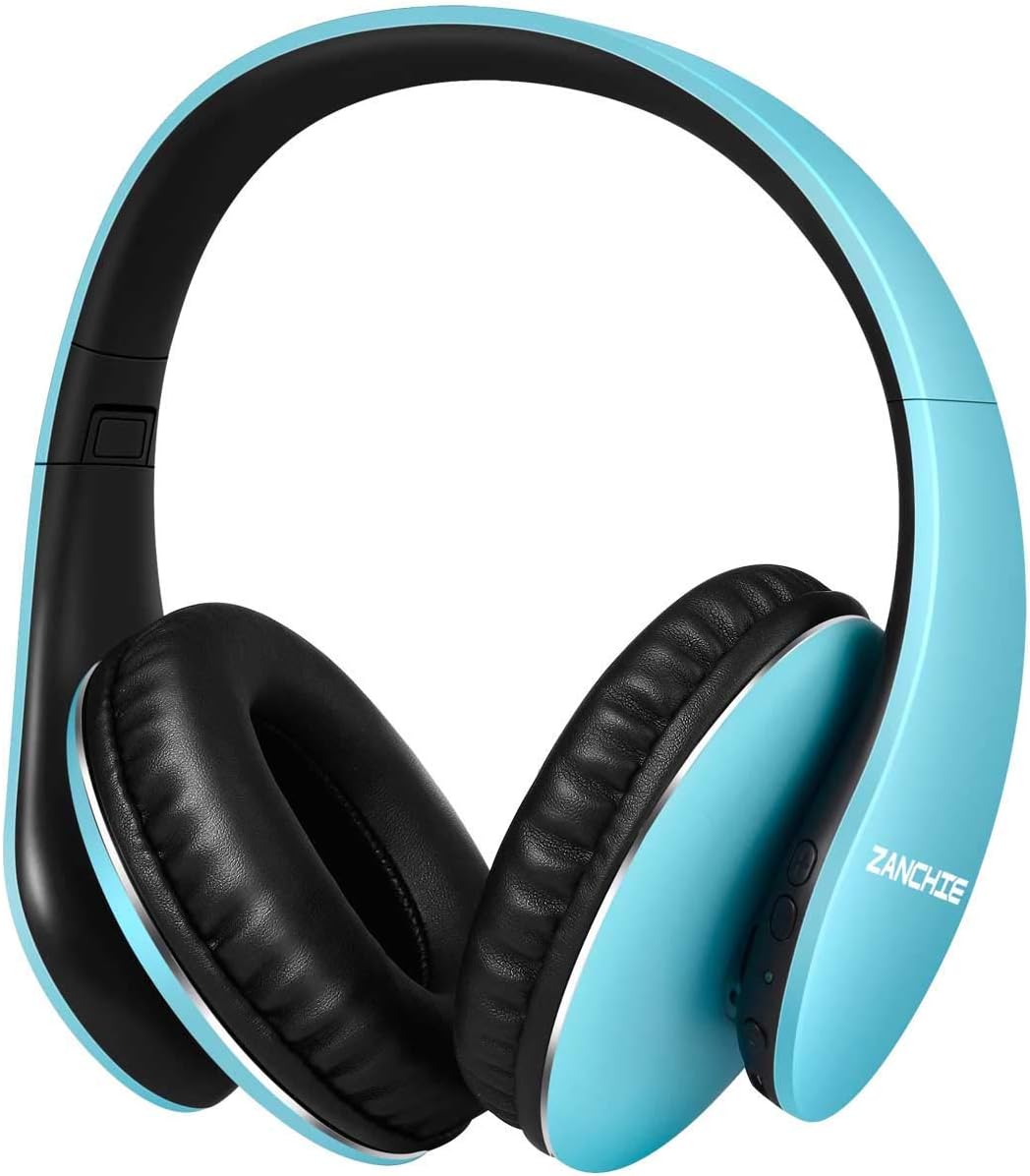 60% оƒƒ Dіѕсоunt Wireless Over Ear Headphones, Hi-Fi Stereo Bluetooth Headset with Mic, 30 Hours Playtime Quick Charging, Lightweight Foldable Headphone with Soft Earmuffs for Cell Phones TV PC Sport Travel Work