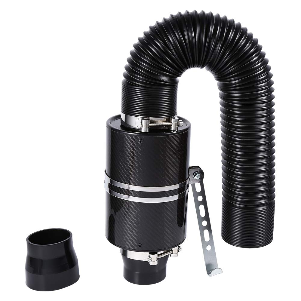 Buy Qiilu Cold Air Intake Induction Kit System, Adjustable 3" Flexible