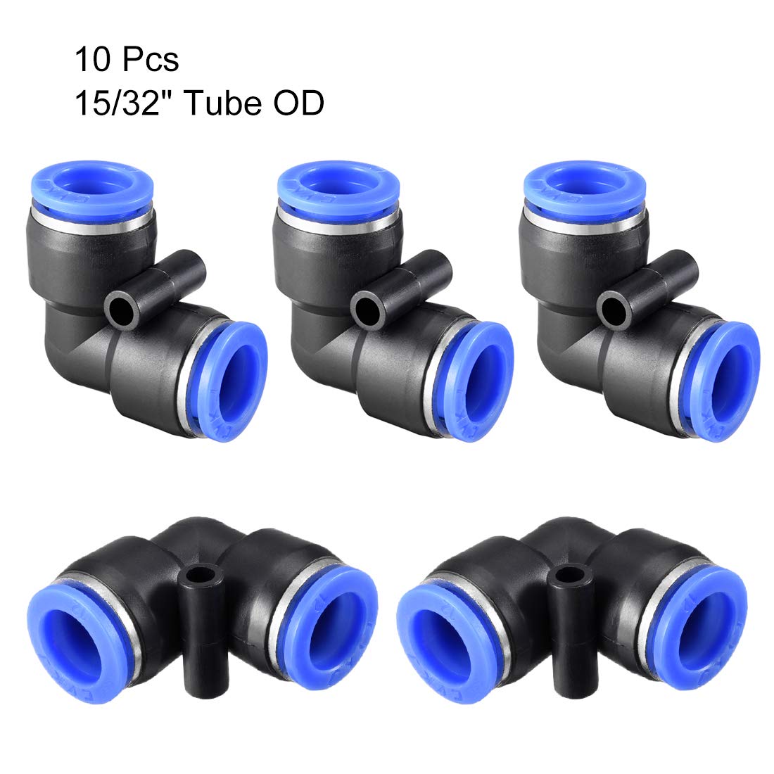 Buy sourcing map Plastic Elbow Push to Connect Tube Fitting 12mm Tube