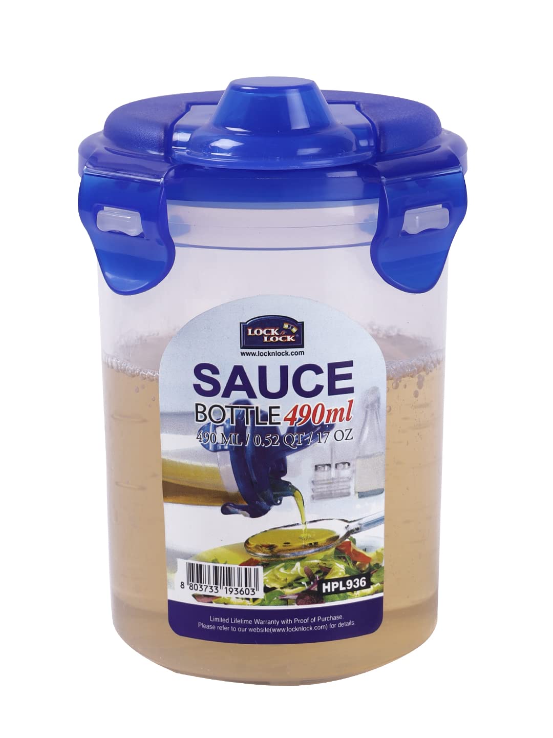 17-Fluid Ounce Round Sauce Container, Tall, 2-Cup