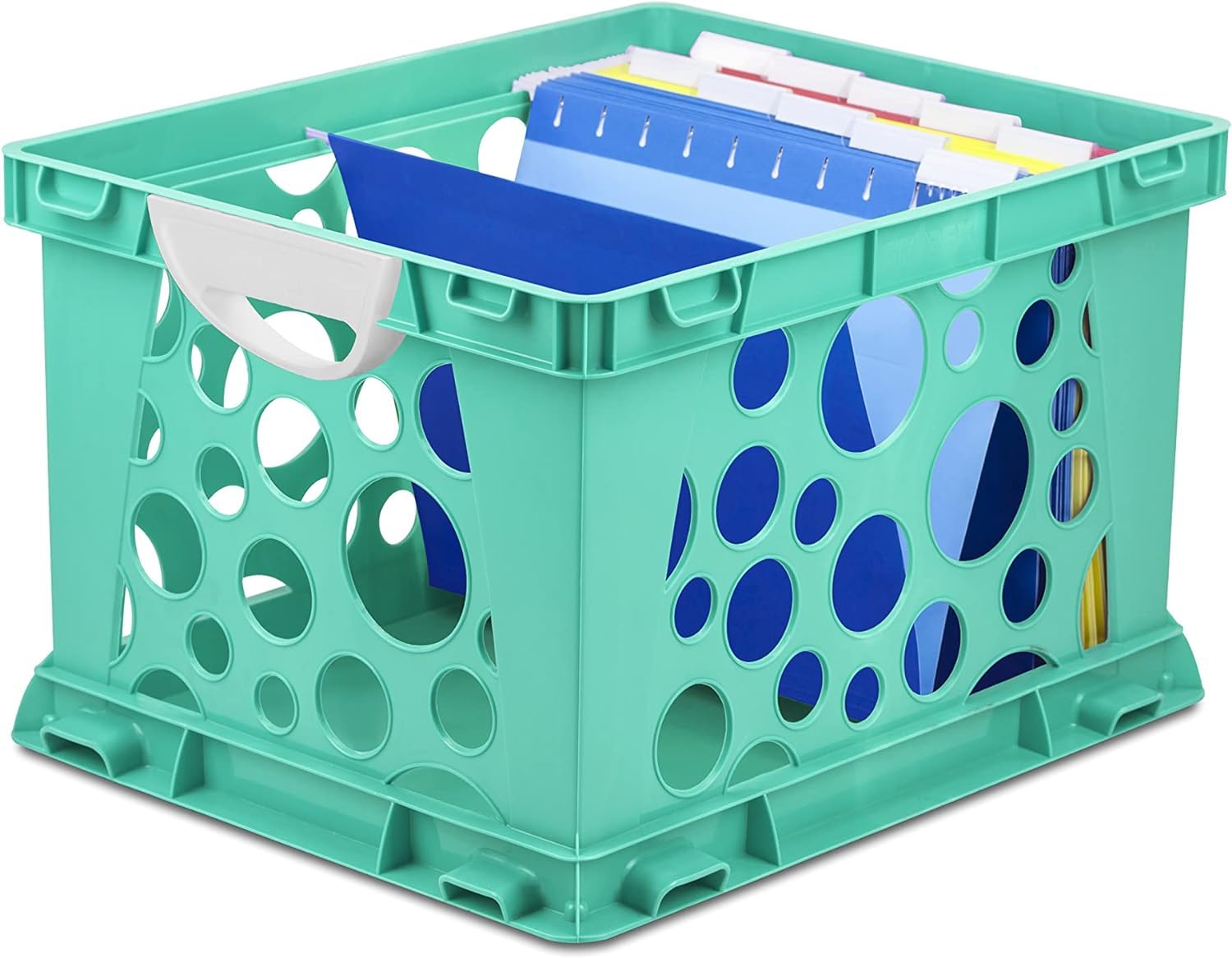 File Crate Sterilite File Crate Homestock File Storage Crates - 3-Pack Plastic ...