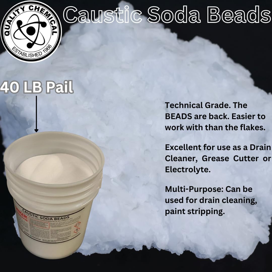 Sodium Hydroxide Beads - 10 lbs.