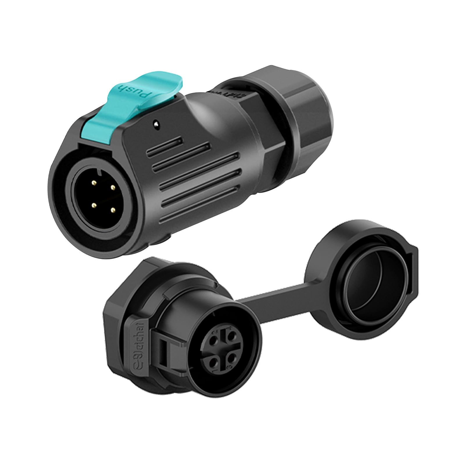 E-WeiChat EW-LP16 Wasserdichter Industriestecker IP68 Schnel