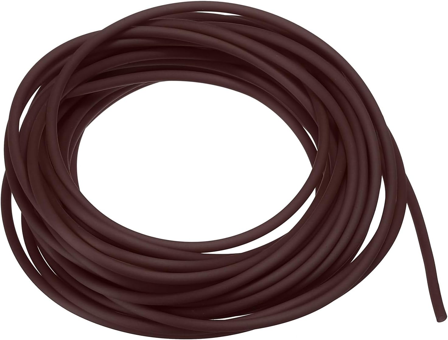 PATIKIL Rubber Cord Tube, 16ft Silicone Hollow Tubing 2mm OD 1mm ID for DIY Craft Beading Necklaces Bracelet, Black