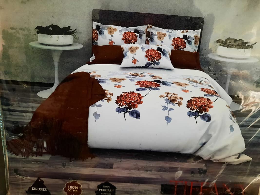 Bk Handloom King Size Cotton bedsheet with 2 Pillow Cover 230 x 250 cm (BkH_93) Amazon.in