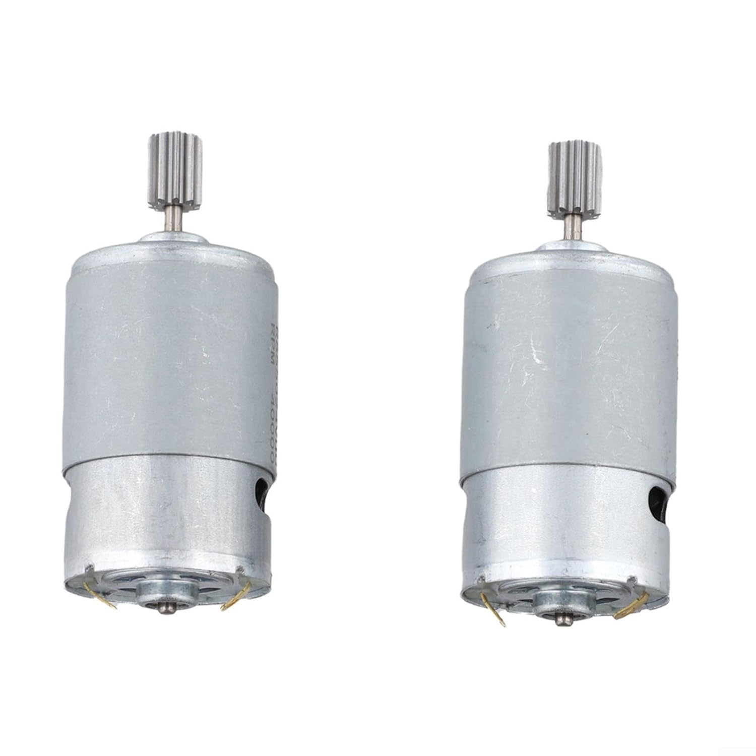 2 Pack RS550 24V Motor 40000 RPM Ride Car, High Gearmotor with 10T and Quick Connectors, Wire Replacement