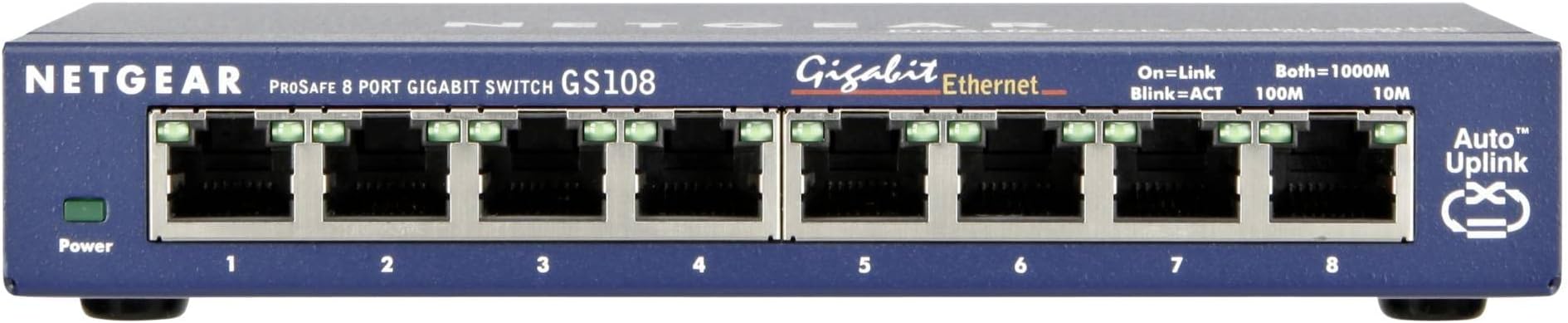 NETGEAR ProSafe GS108 Ethernet Switch