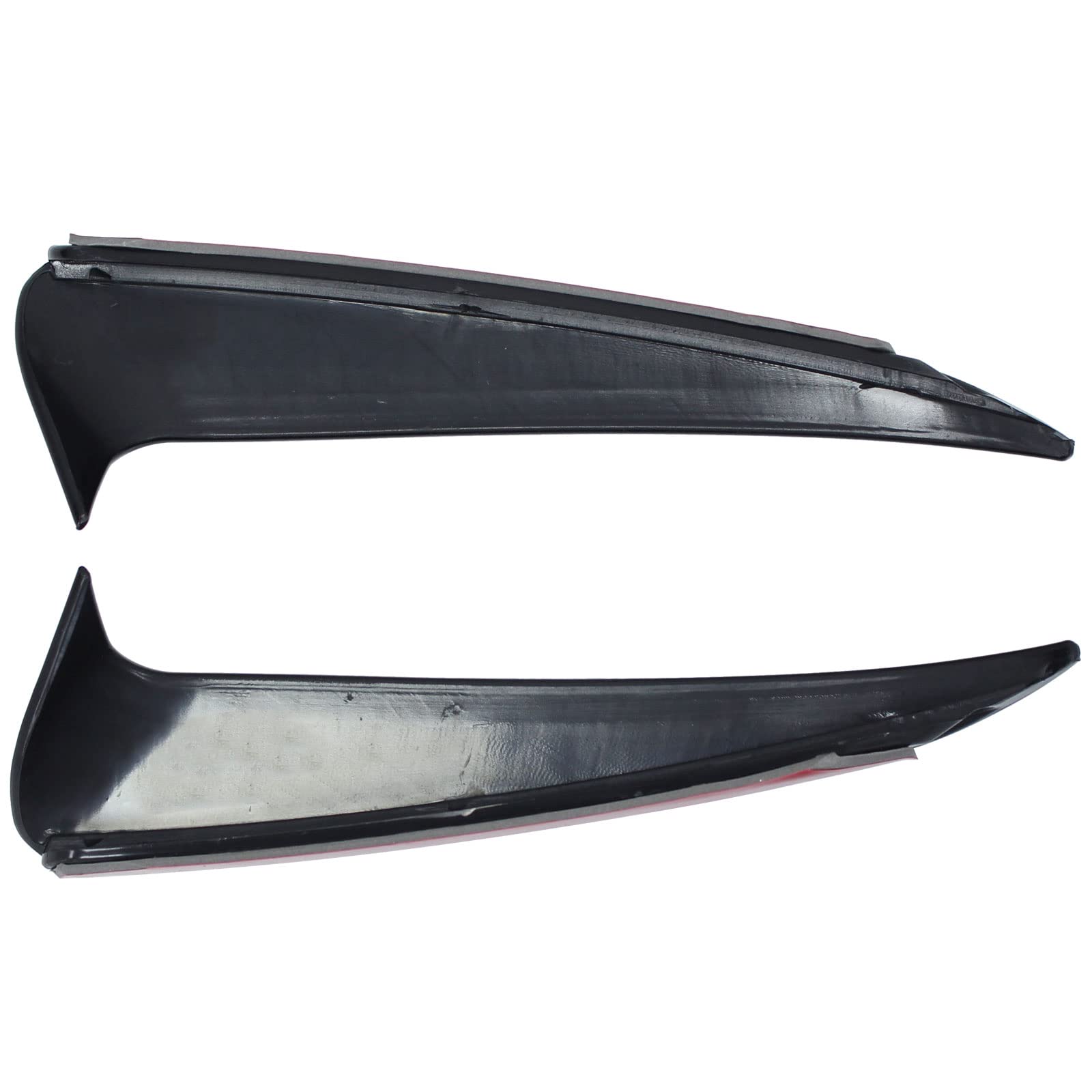 Doo Engy Heckstoßstange Spoiler Splitter Diffusor Heck Stoßstange Flossen Flaps Entlüftungsabdeckung Lüftungsgitter Verkleidung schwarz hinten Links und rechts für C Klasse W205 ab 2015
