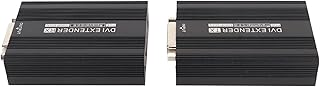 Bewinner 1080P DVI Extender, 150m 492ft Long Distance HD Sound Video Co Channel Transmission Video Extender for Desktop, Security Camera, Projector, for Multi System, Driver Free (UK Plug)
