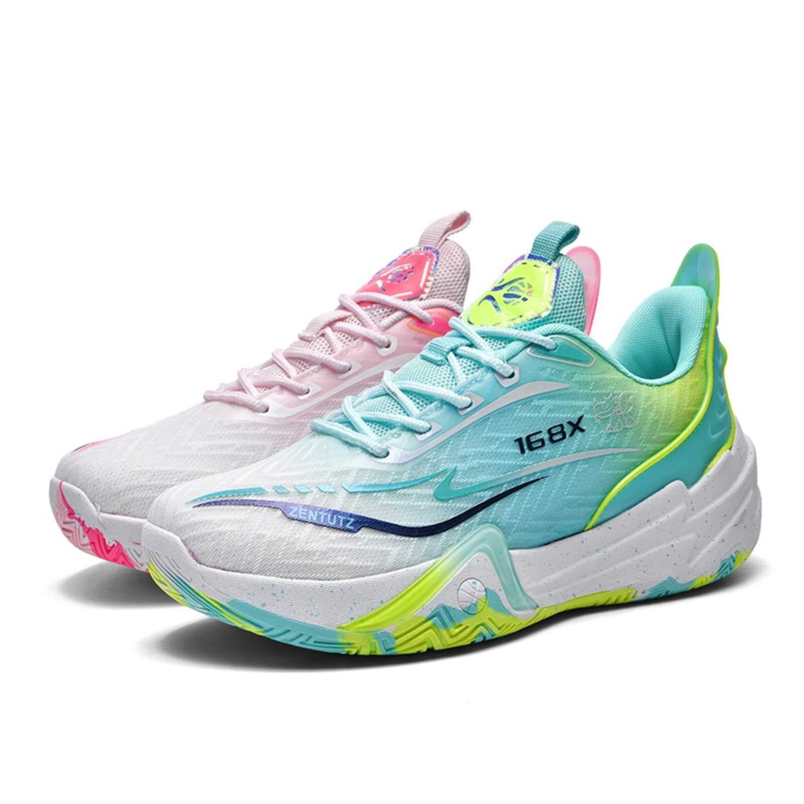 Buty do koszykówki unisex z oddychającą, lekką, antypoślizgową siateczką. Modne buty sportowe dla nastolatków Buty spacerowe