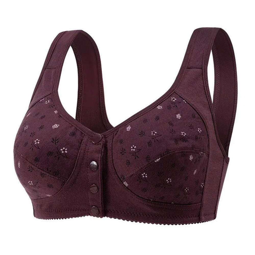 ZBDP - Brasier de lactancia sin aros con abertura frontal, suave, transpirable, sin costuras, para maternidad, soporte materno para embarazadas