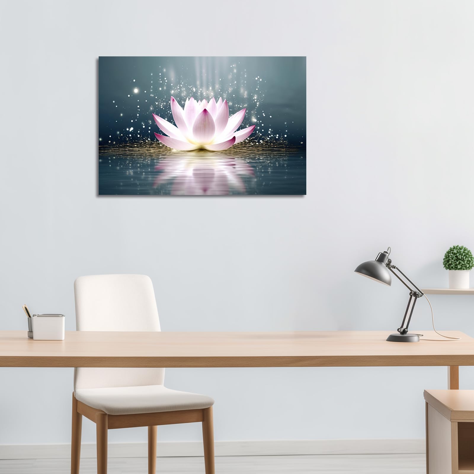 Runa Art Boeddha Schilderijen Huiskamer XXL Zwart en wit oosters 120 x 80 cm 3 Delen Muur Decoratie 031231c