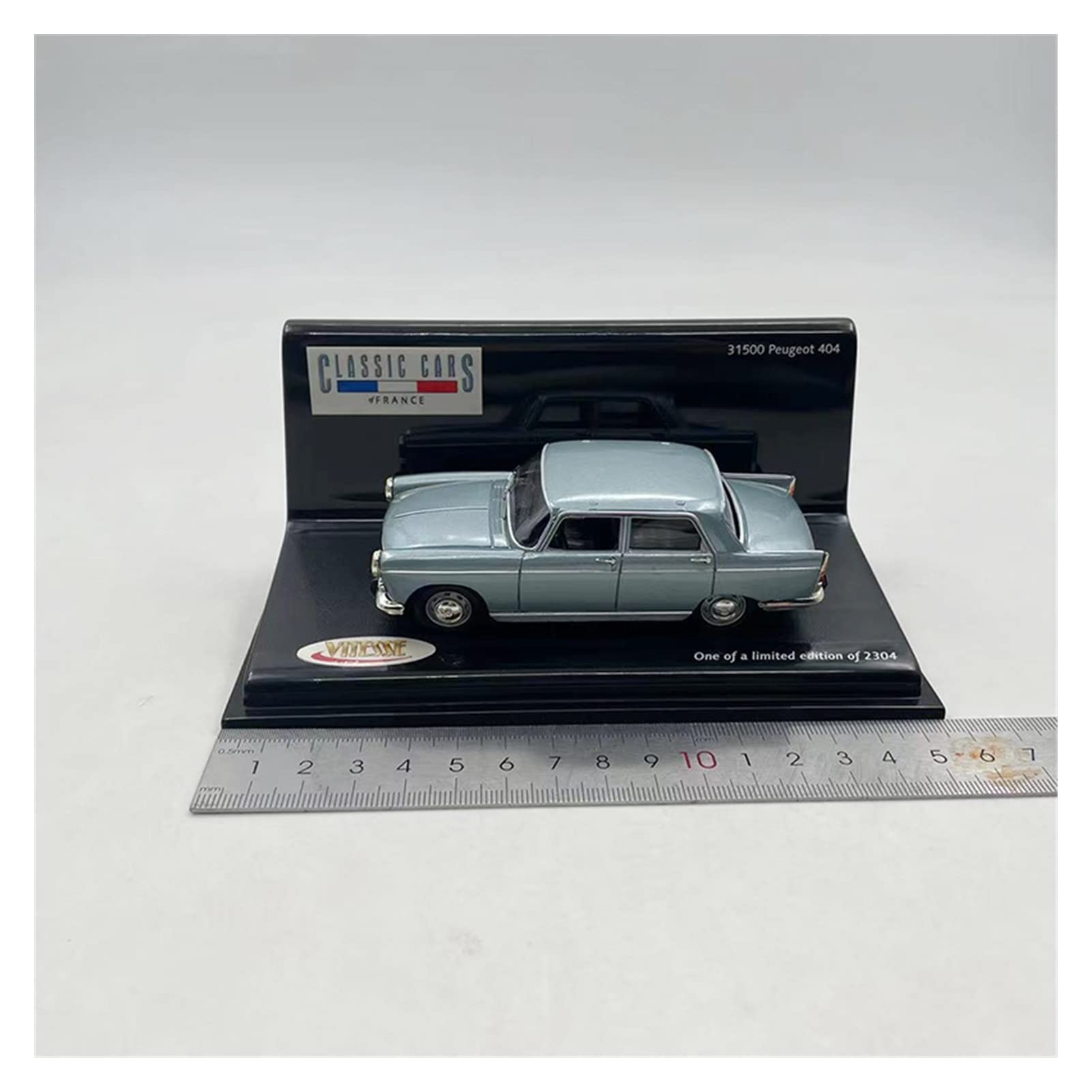 Motorfahrzeuge Replika Auto 1/43 Für Peugeot 404 1970 Diecast-Legierung Automodellsimulation Spielzeugfahrzeug Sammlerstück Souvenir Originalgetreue Nachbildung
