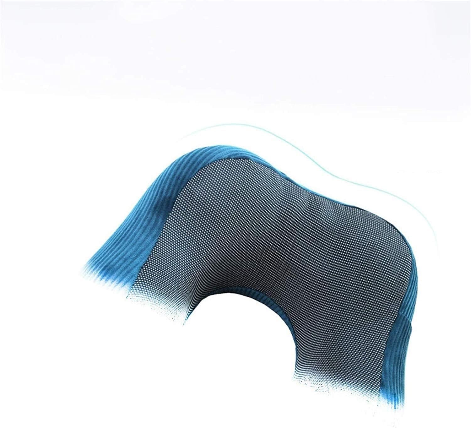 Cuscino da Viaggio for Aereo e Auto, Cuscino Gonfiabile for Il Collo con Morbida Copertura in Pile e Maschera for Gli Occhi, Leggero e Portatile