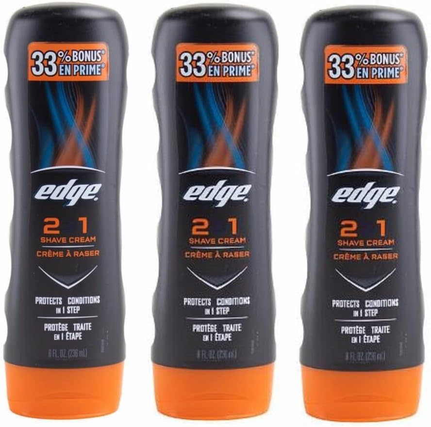 Edge Shave 2 in 1 Cream for Men Beauty & Personal Care