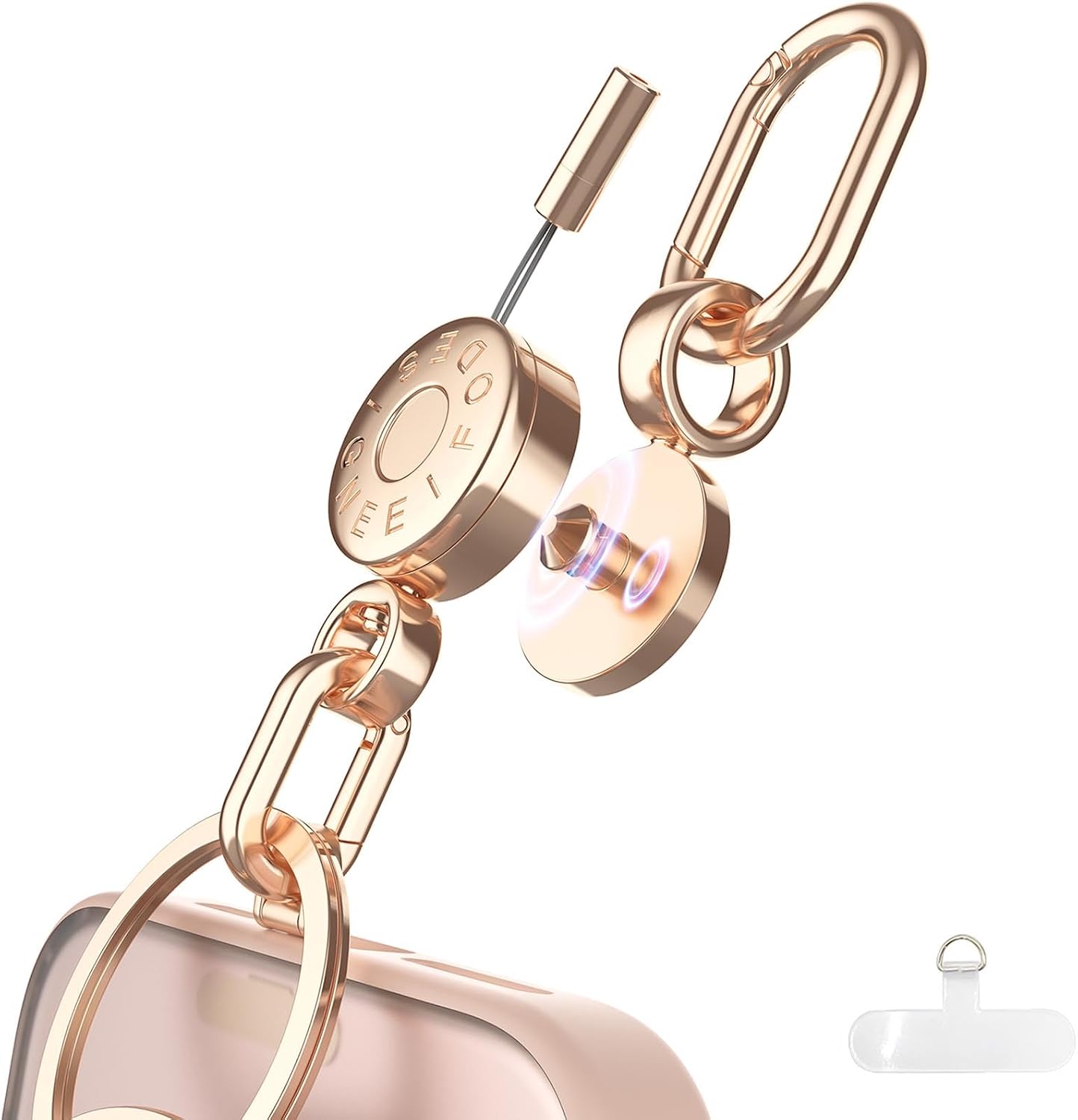 Quick Release Keychain,Compatible With Phone Buckle,Detachable Key Clip, Pull-Apart Key Rings for Men & Women,Travel Essential Accessories
