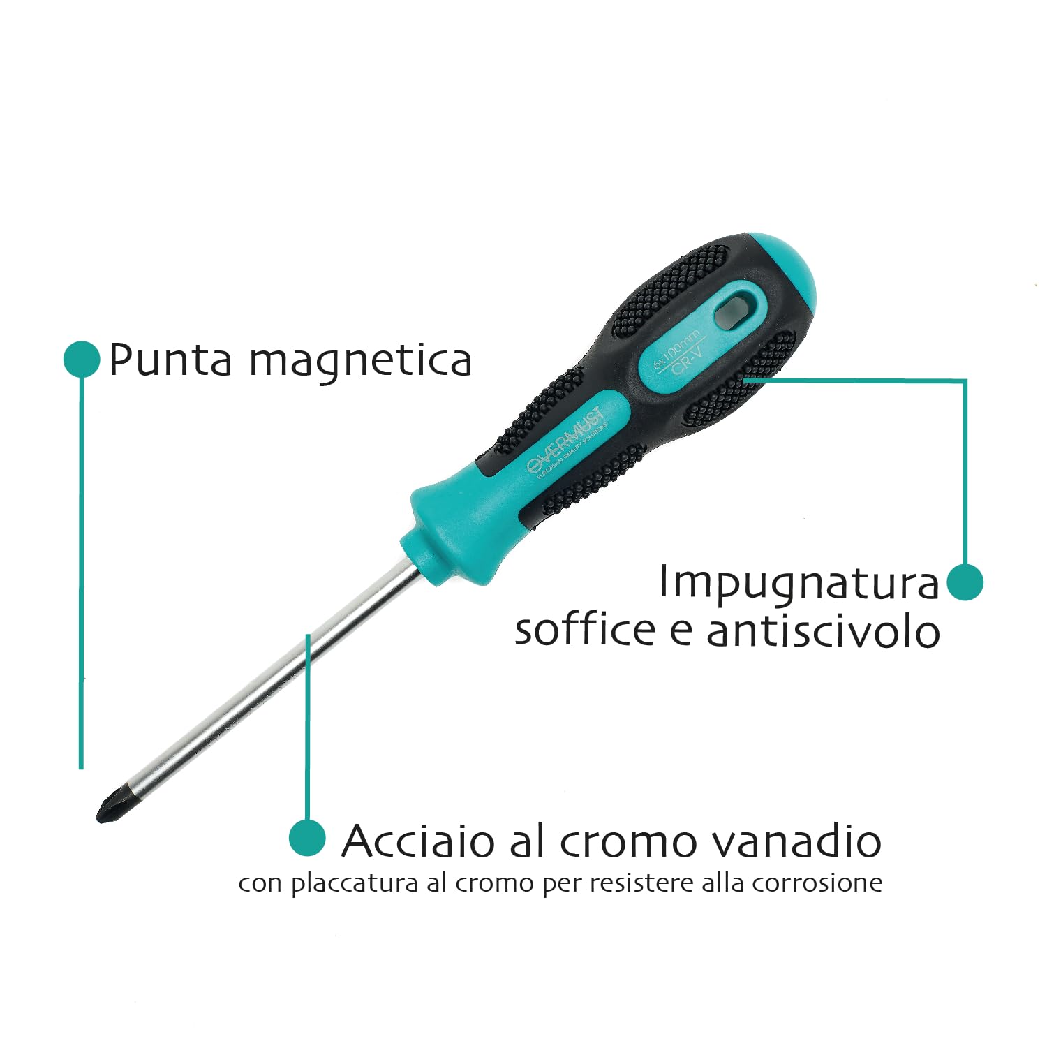 Set Cacciaviti Magnetici Precisione, 58 Pezzi Professionali per Bricolage e Riparazioni, Taglio Croce Torx, Compatibile con Laptop Tablet Smartphone